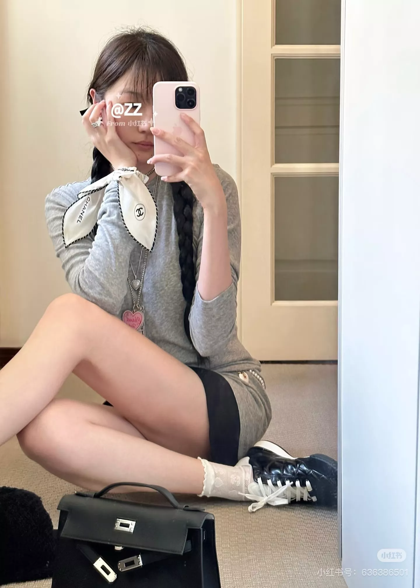 에르메스 켈리 스타일 미니 체인백 상세 이미지 11