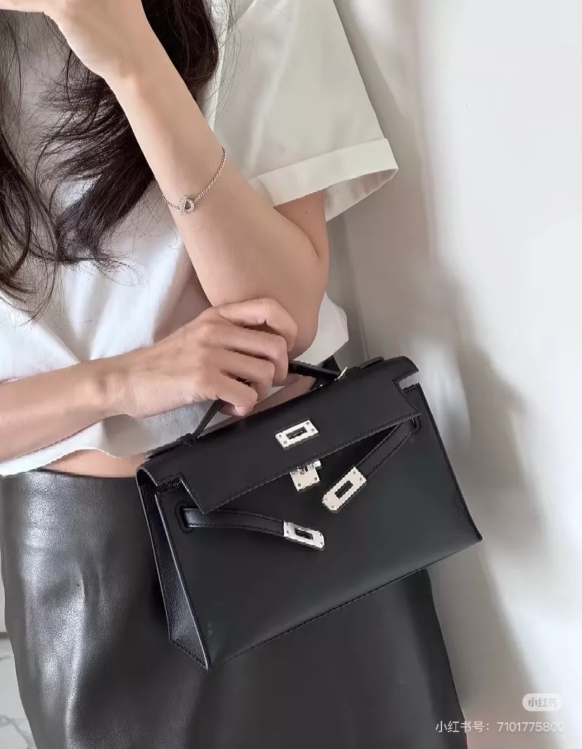에르메스 켈리 스타일 미니 체인백 상세 이미지 13