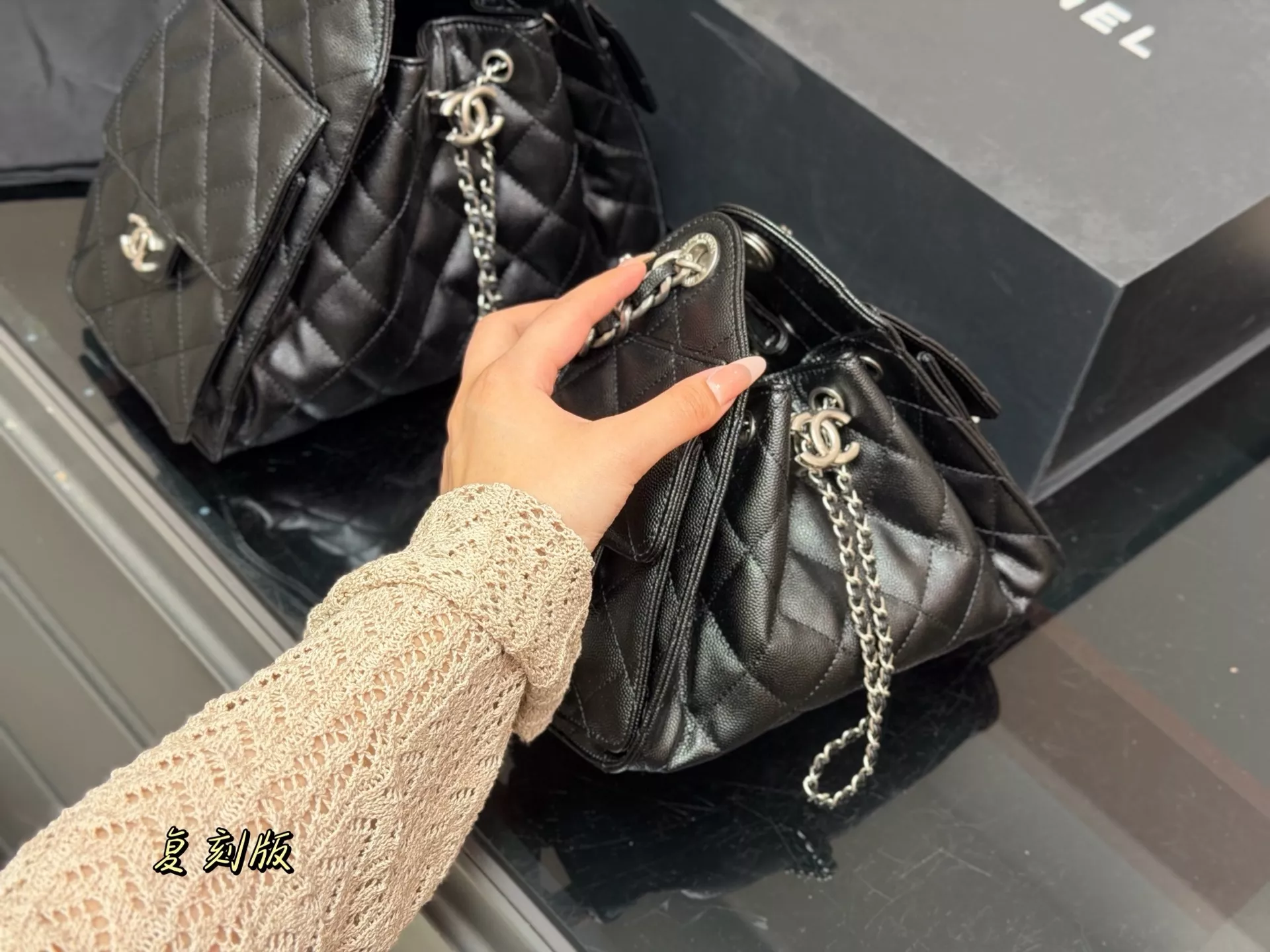 샤넬 퀼팅 체인 숄더 스타일 백 상세 이미지 6