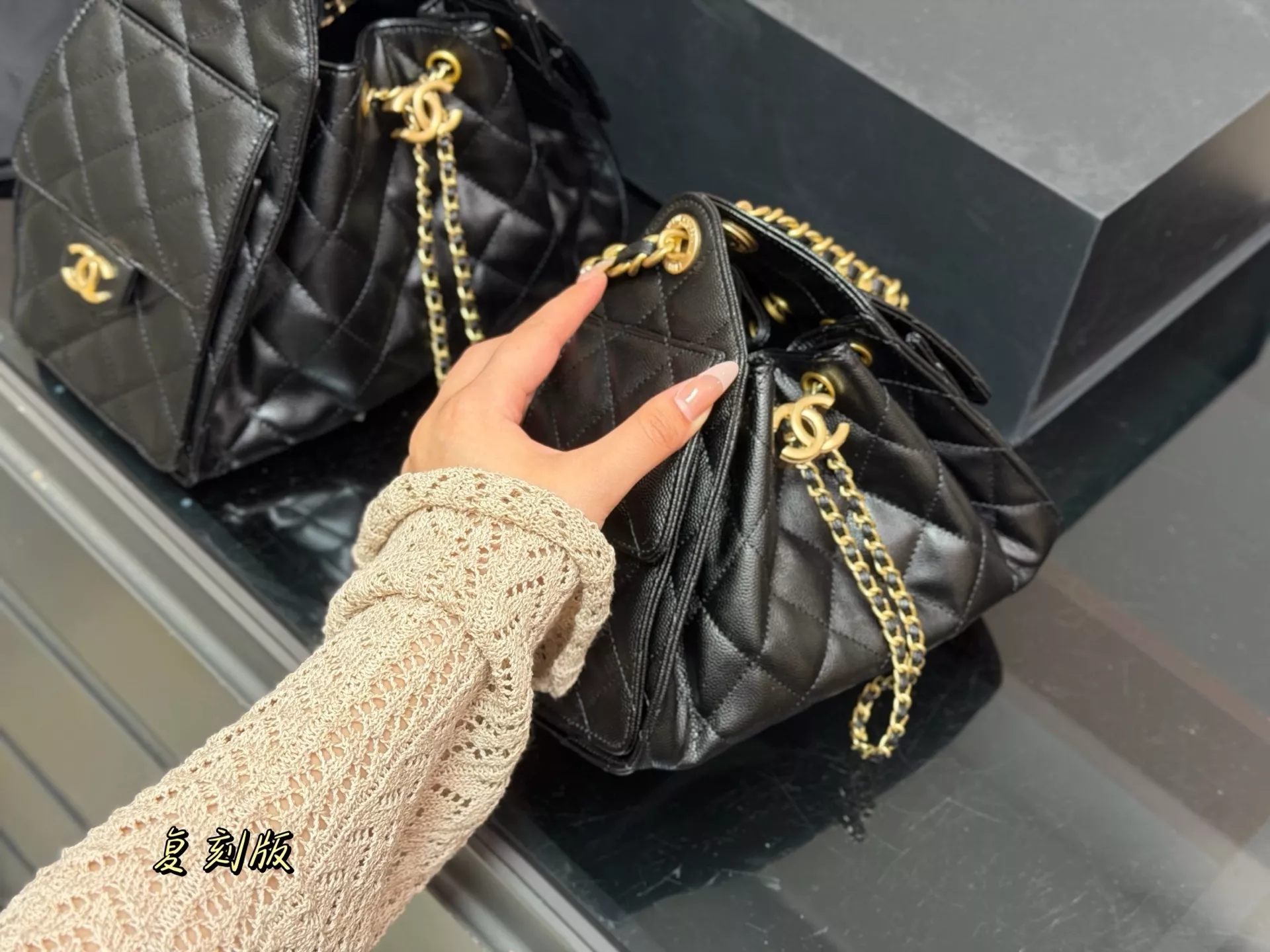 샤넬 퀼팅 체인 숄더 스타일 백 상세 이미지 23