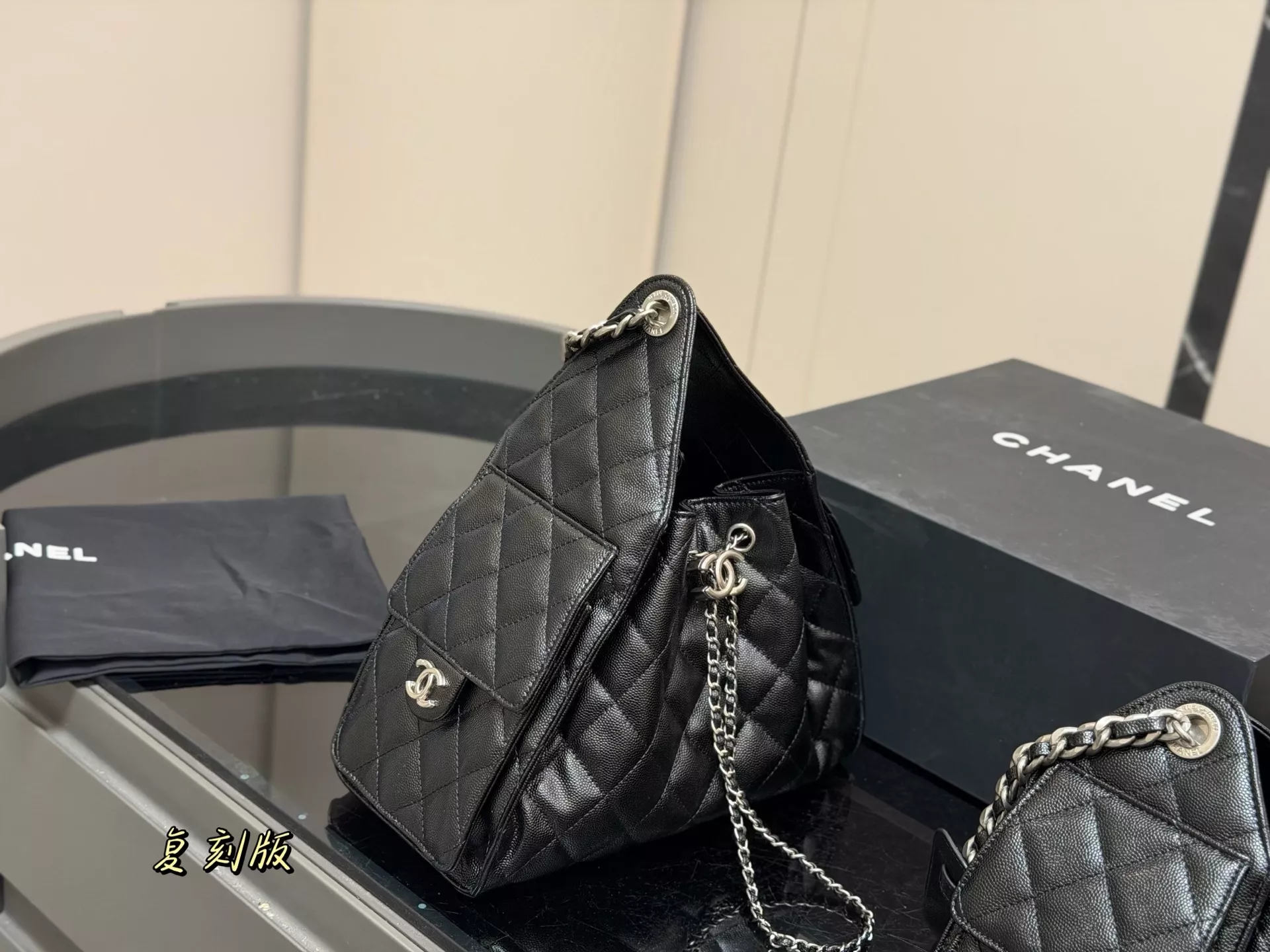 샤넬 퀼팅 체인 숄더 스타일 백 상세 이미지 2