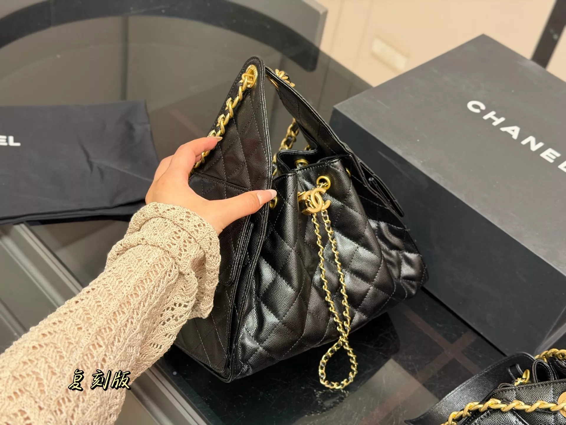 샤넬 퀼팅 체인 숄더 스타일 백 상세 이미지 22