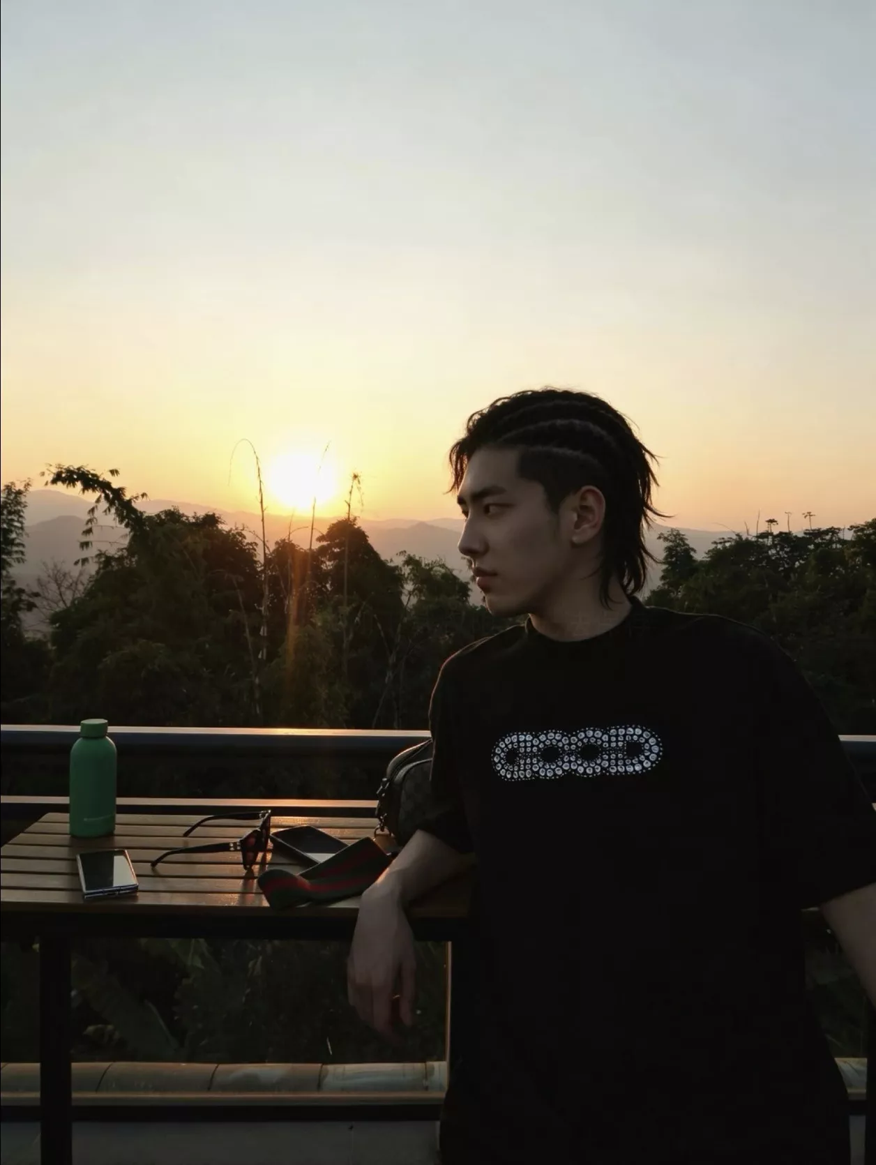 굿브랜드 순면 조합 컬러 포인트 반팔 상의 상세 이미지 11