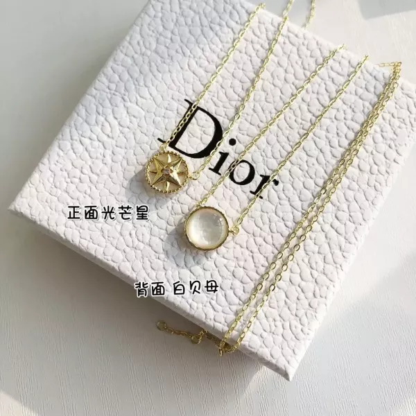 디올 팔각 로즈 나침반 펜던트 주얼리