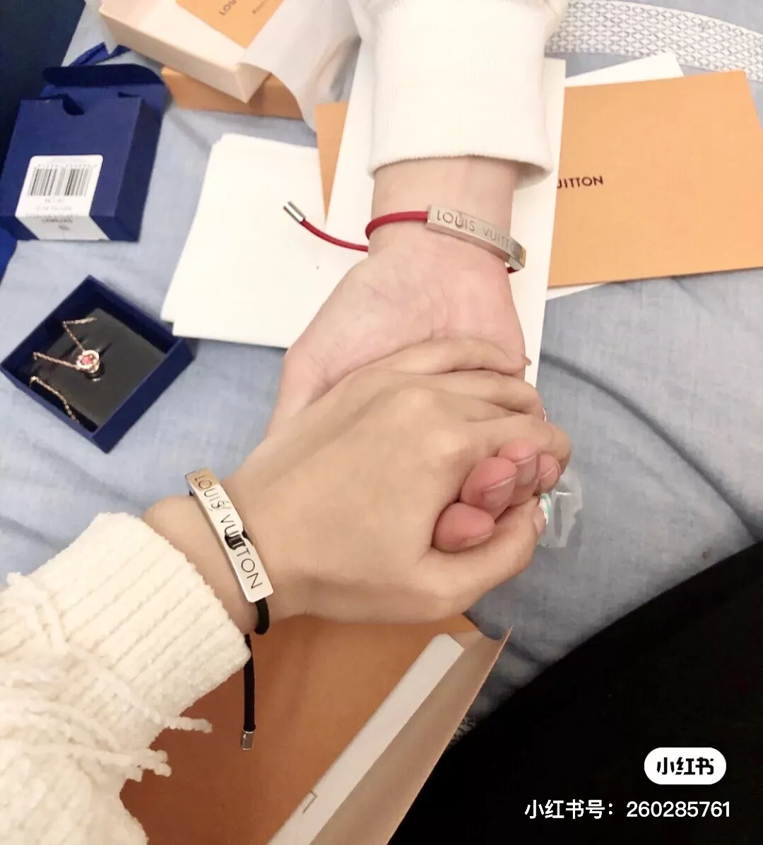 루이비통 커플 위시 코드 손목 액세서리 상세 이미지 5
