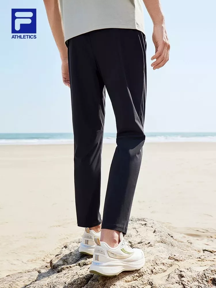 휠라 남성 여름 냉감 일자핏 스포츠 팬츠 상세 이미지 12