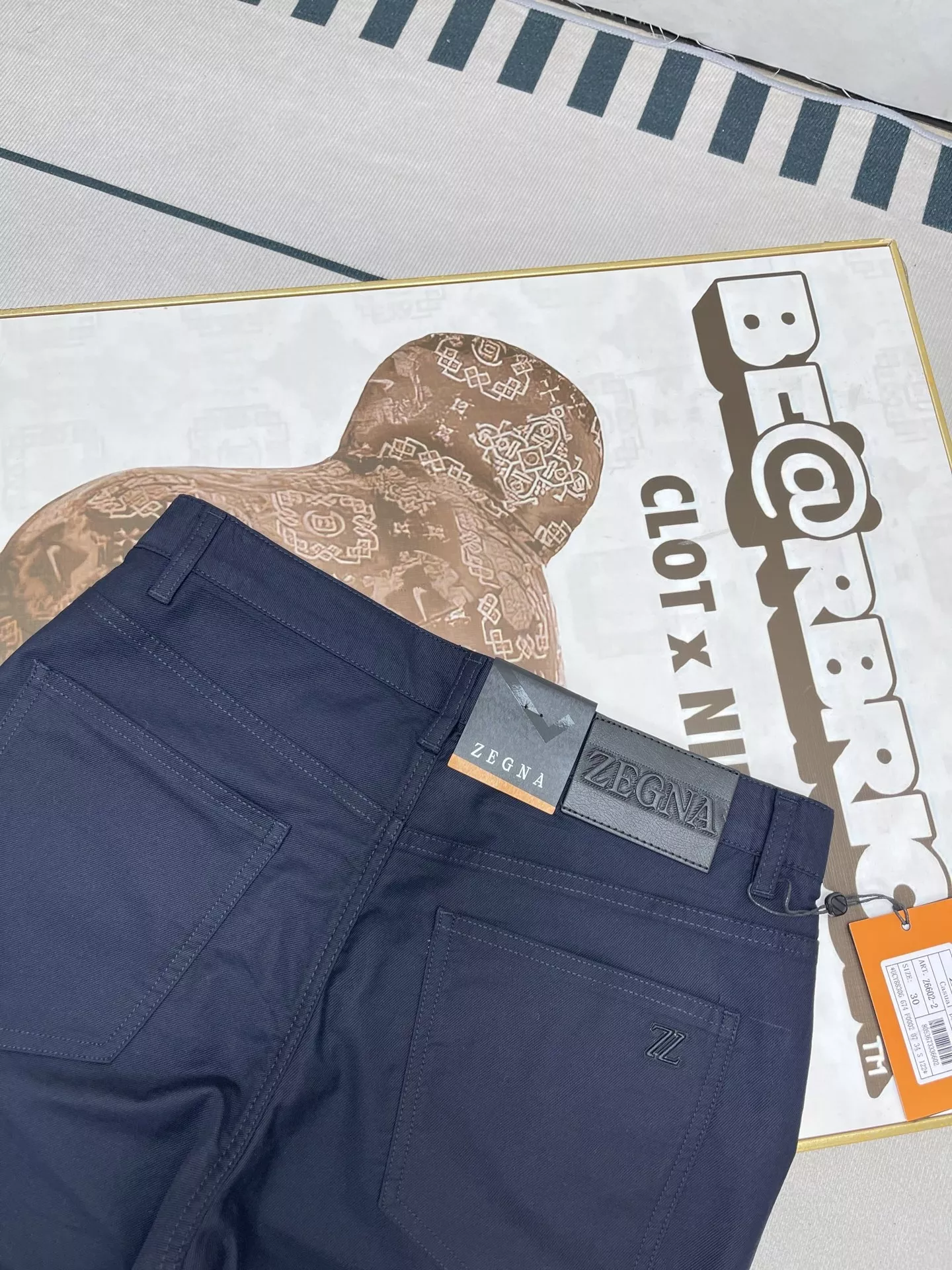제냐 남성 비즈니스 캐주얼 코튼 팬츠 상세 이미지 8