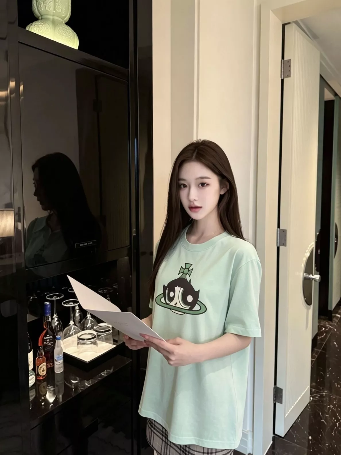 비비안웨스트우드 파워퍼프걸 그래픽 반팔 탑 상세 이미지 8