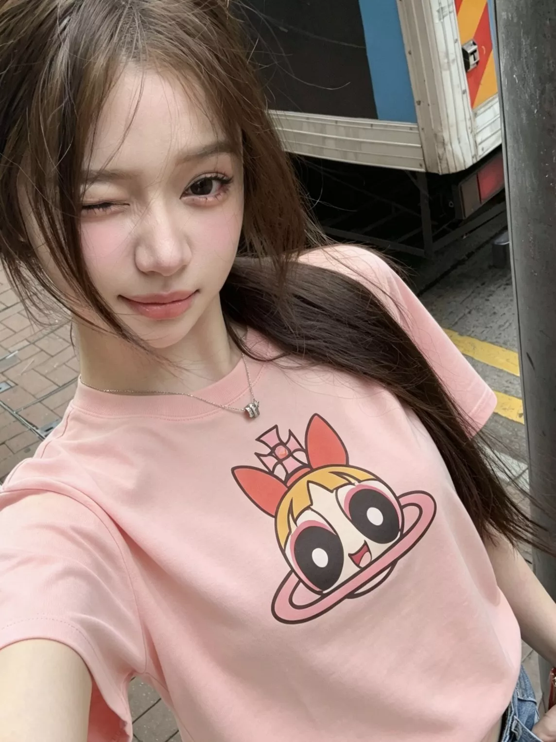 비비안웨스트우드 파워퍼프걸 그래픽 반팔 탑 상세 이미지 11