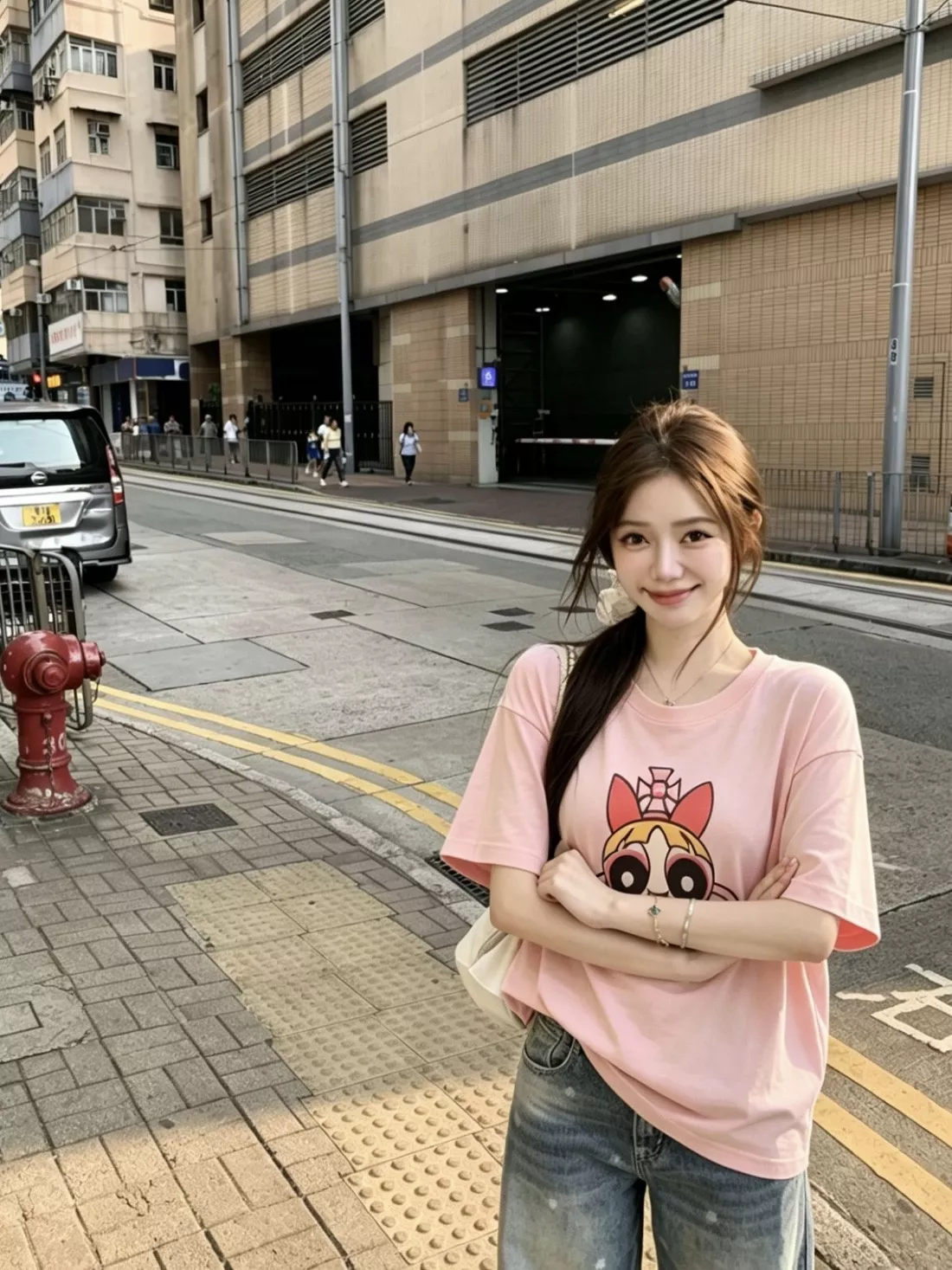 비비안웨스트우드 파워퍼프걸 그래픽 반팔 탑 상세 이미지 19