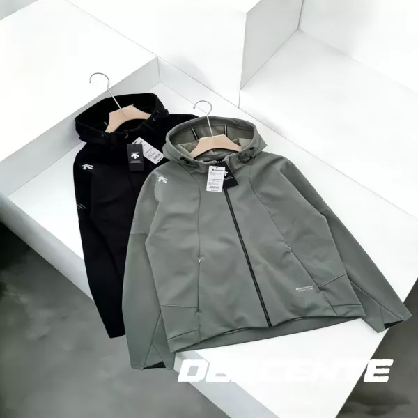 데상트 기능성 후드 집업 아우터