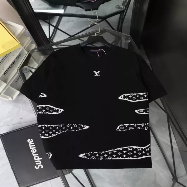 루이비통 올오버 모노그램 클라우드 프린트 반팔 탑