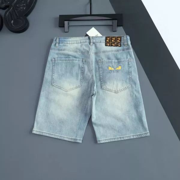 펜디 워싱 데님 캐주얼 쇼츠