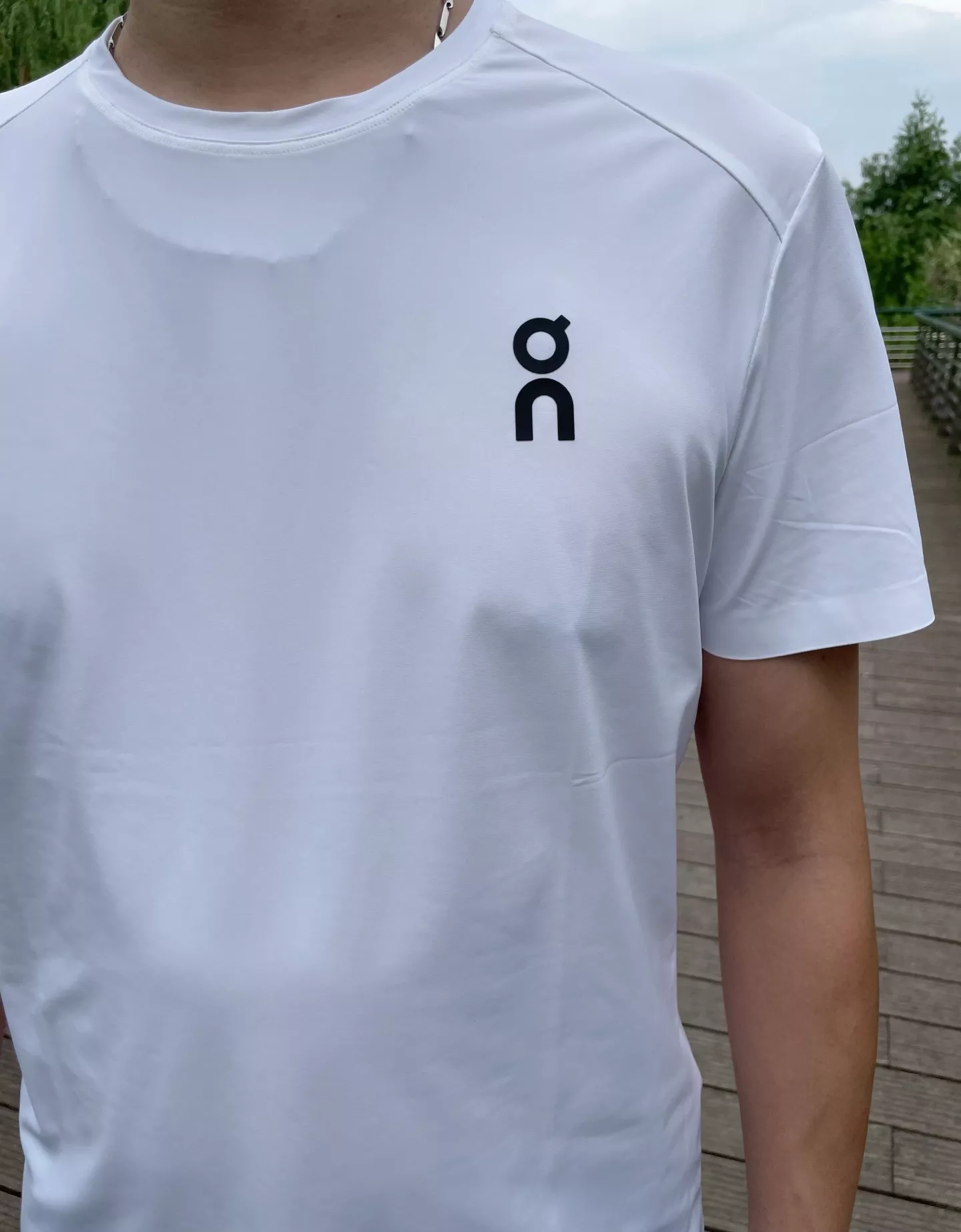 온 아이스 실크 속건 레이저 펀칭 반팔 상의 상세 이미지 30