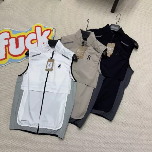 온 아웃도어 경량 방풍 베스트