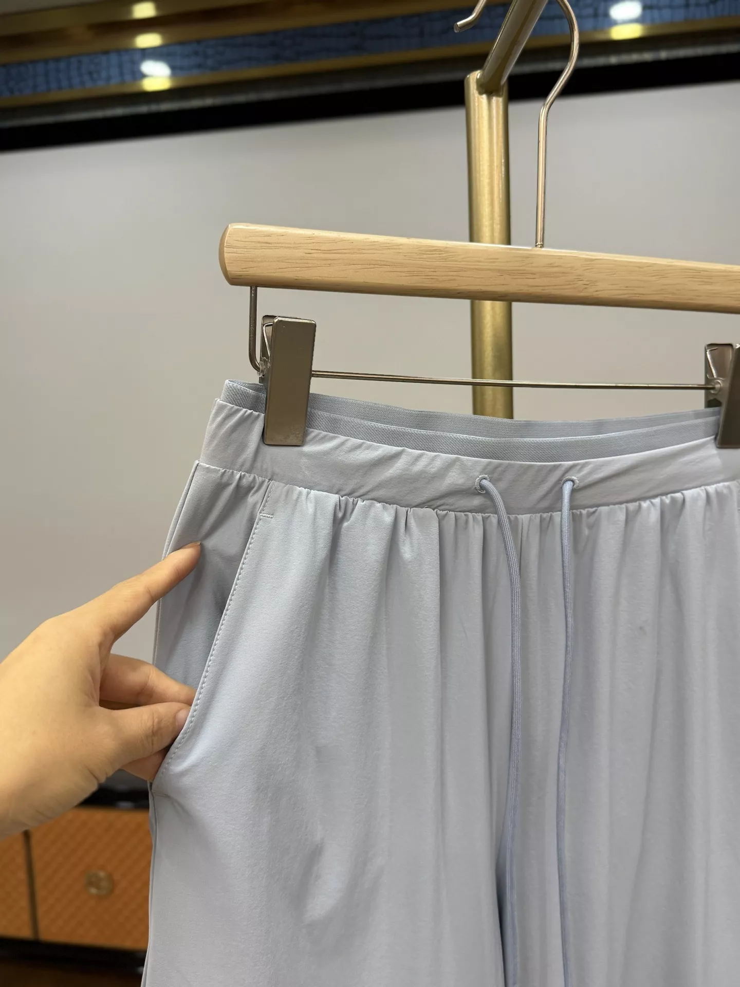 윌슨 와이드 일자핏 썸머 팬츠 상세 이미지 11