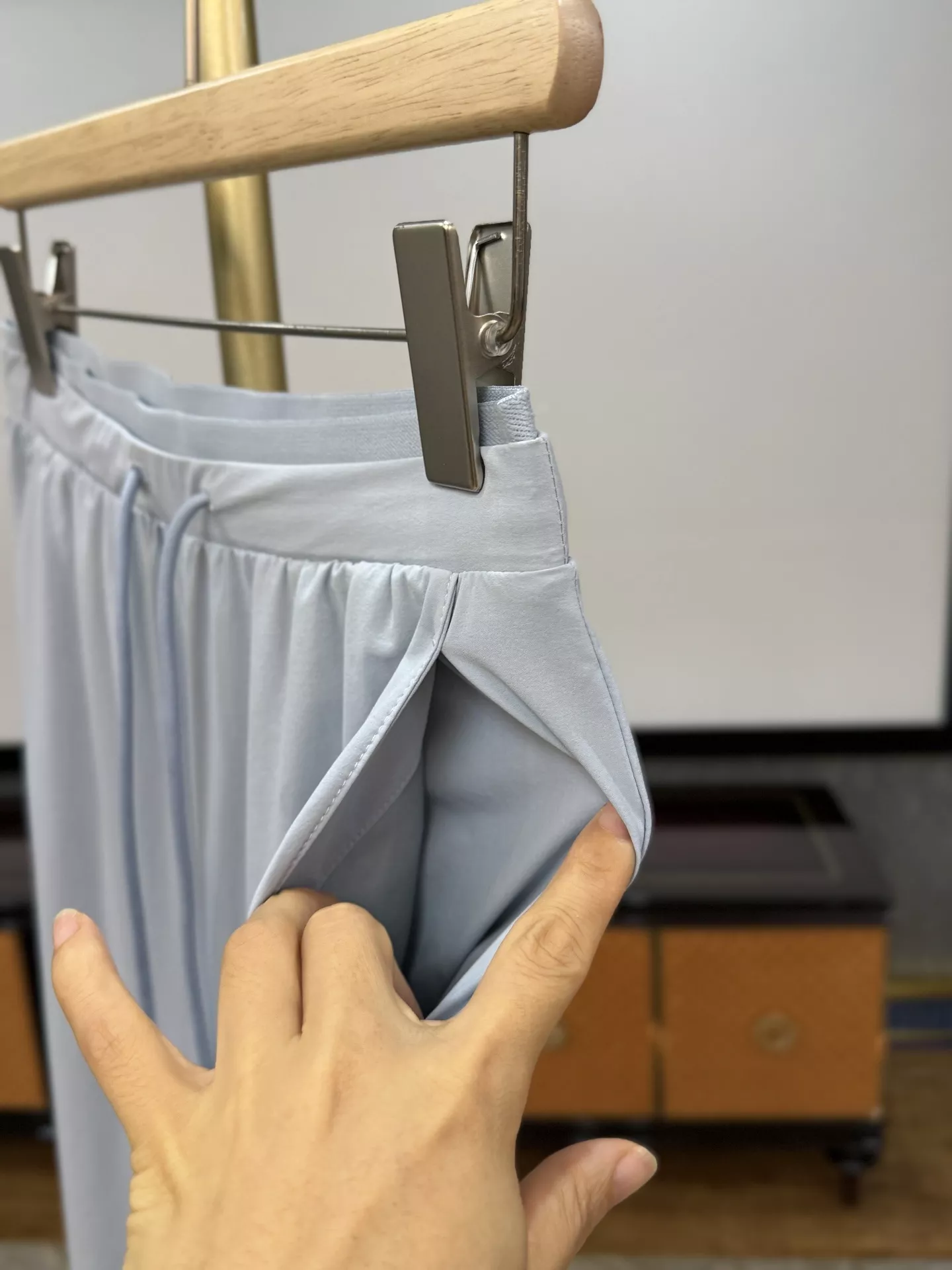 윌슨 와이드 일자핏 썸머 팬츠 상세 이미지 15