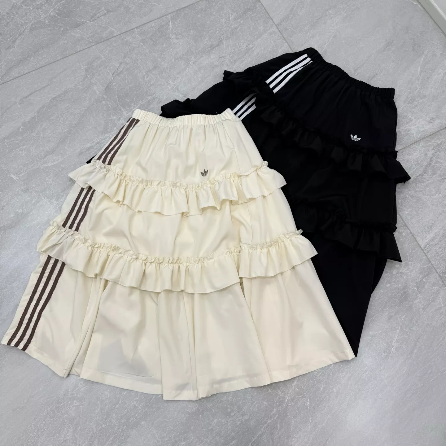 아디다스 삼선 프릴 캉캉 맥시 스커트 상세 이미지 7