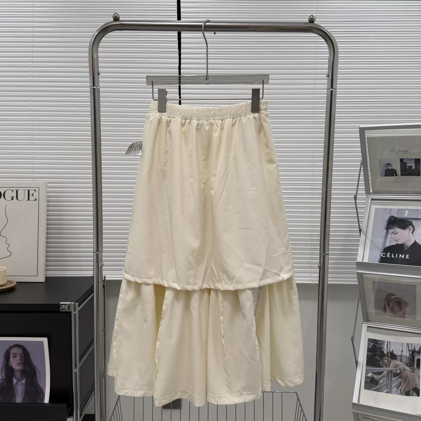 아디다스 삼선 프릴 캉캉 맥시 스커트 상세 이미지 5