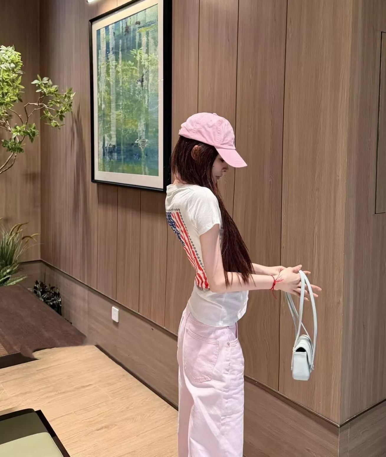 크롬하츠 빈티지 무드 브이넥 프린트 탑 상세 이미지 29