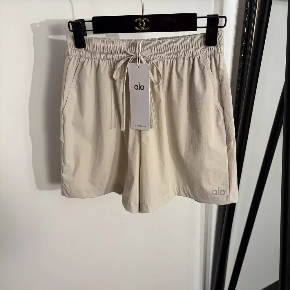 알로 반사 로고 캐주얼 숏팬츠