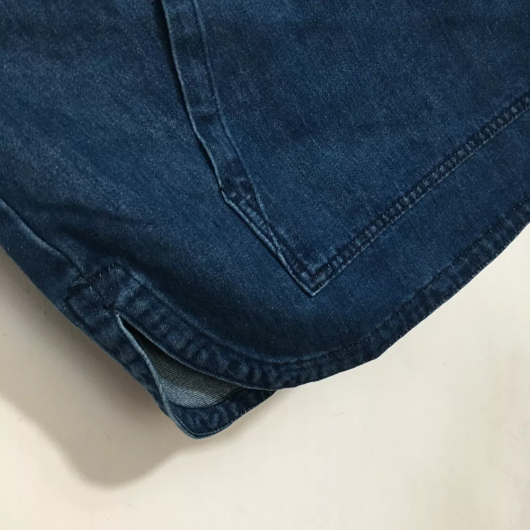 발렌티노 브이 장식 데님 후드 풀오버 상세 이미지 6