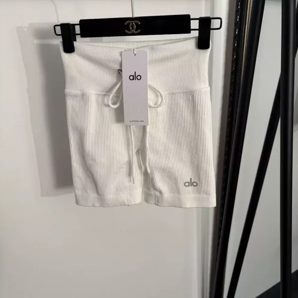 알로 반사 로고 포인트 슬림 운동 쇼츠