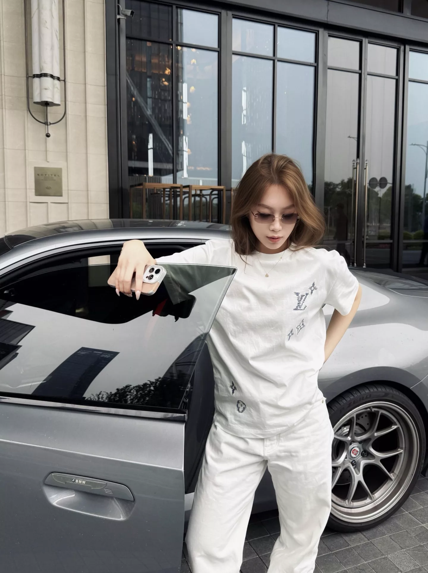 루이비통 모노그램 사시코 자수 코튼 반팔 탑 상세 이미지 15
