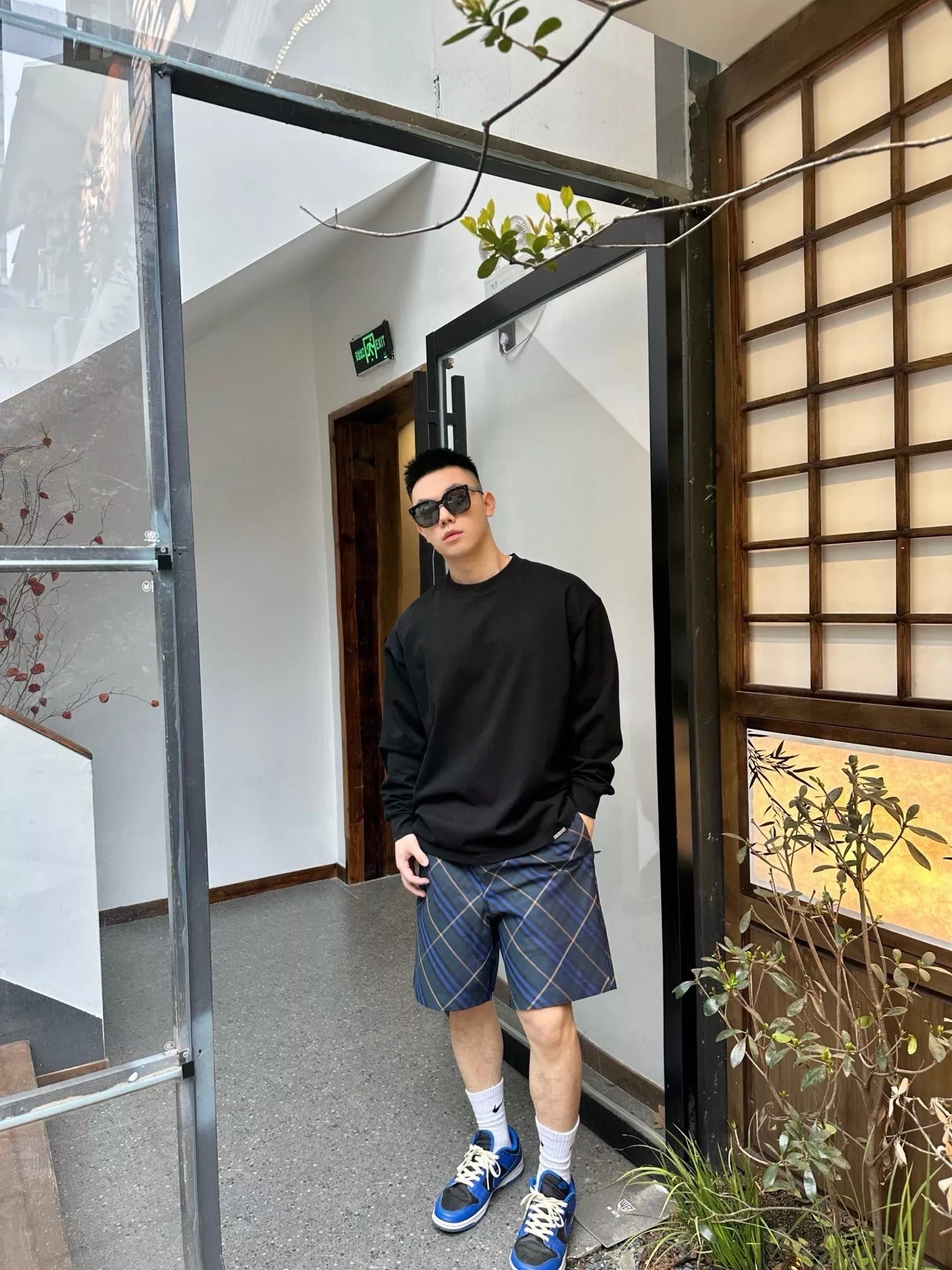 버버리 체크 패턴 밴딩 쇼츠 상세 이미지 11