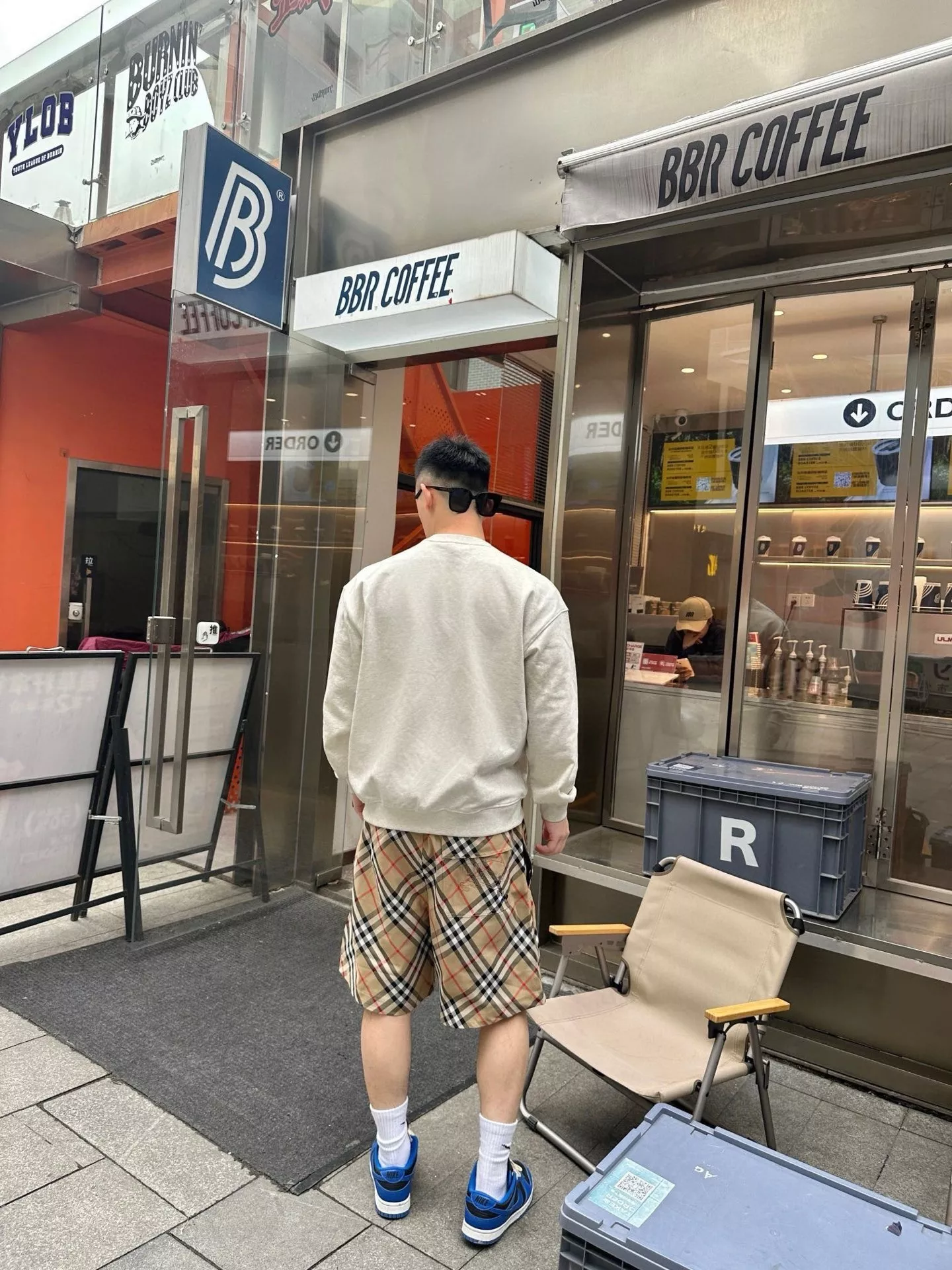 버버리 체크 패턴 밴딩 쇼츠 상세 이미지 16