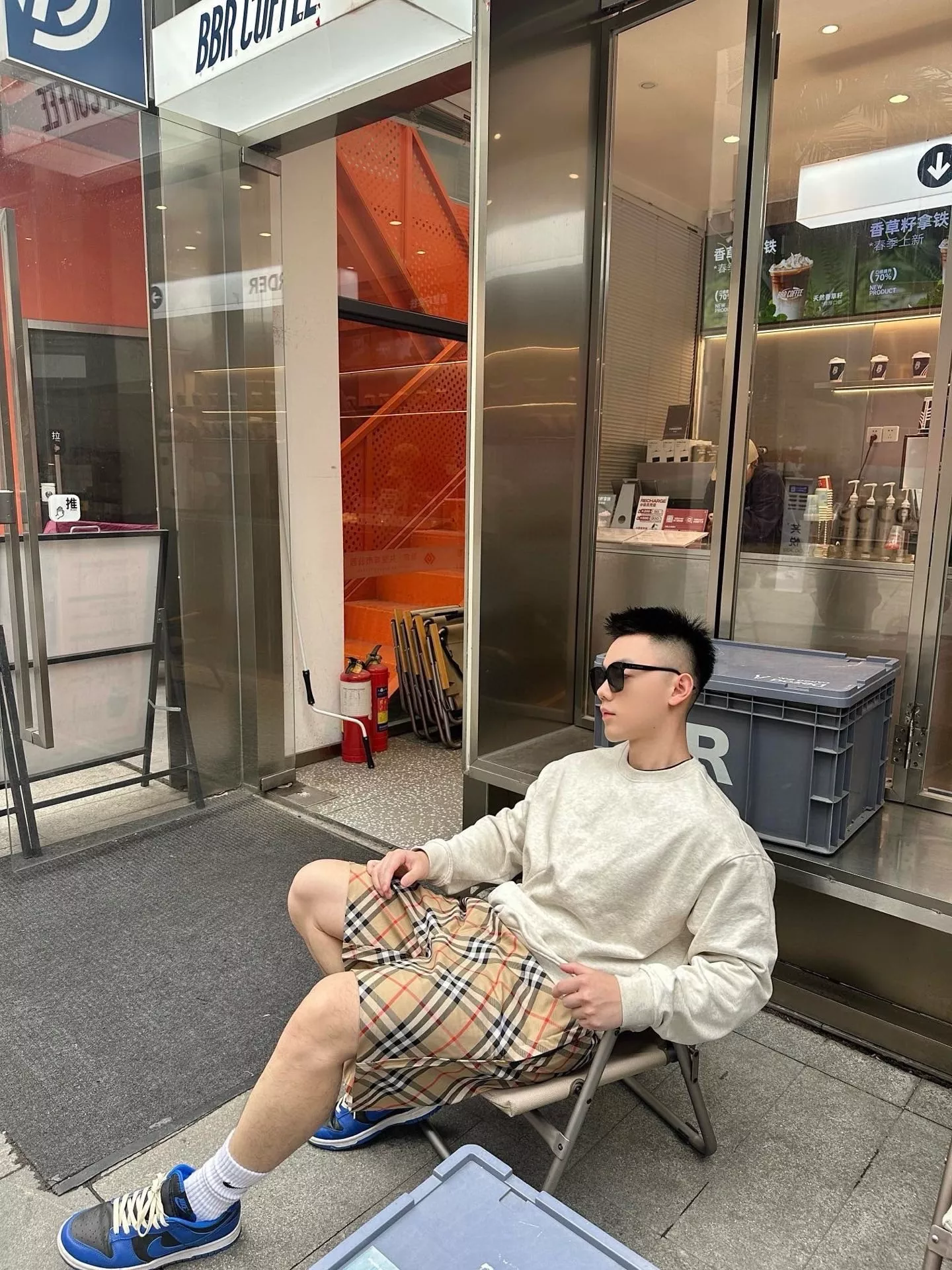 버버리 체크 패턴 밴딩 쇼츠 상세 이미지 15