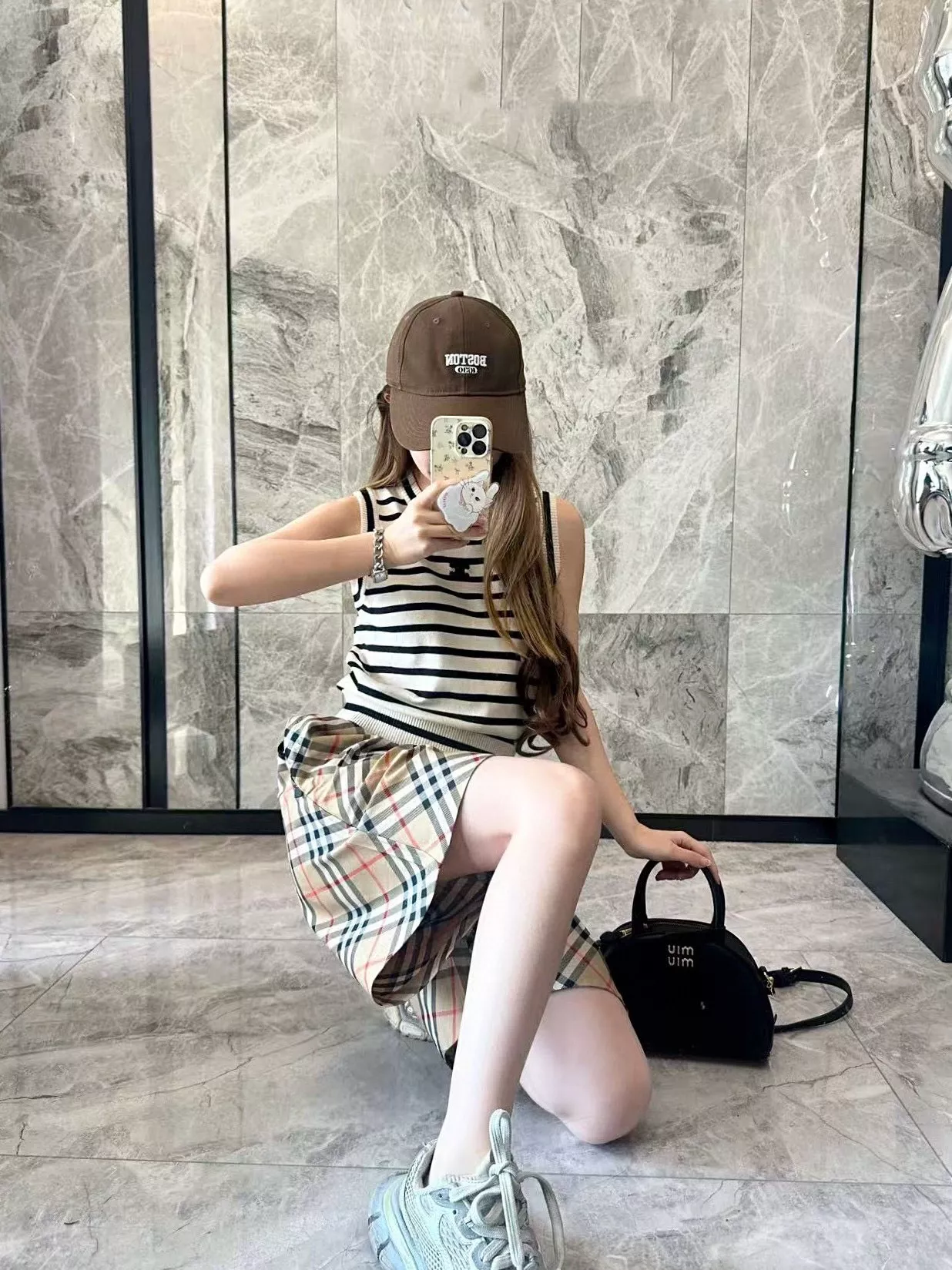 버버리 체크 패턴 밴딩 쇼츠 상세 이미지 25