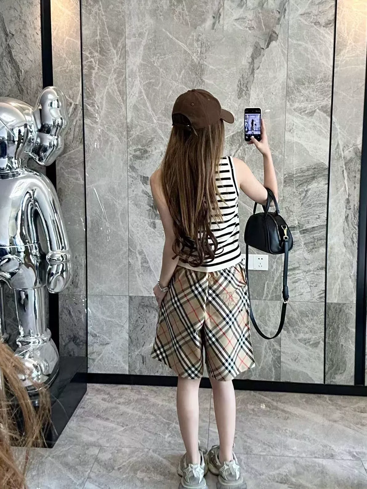 버버리 체크 패턴 밴딩 쇼츠 상세 이미지 24
