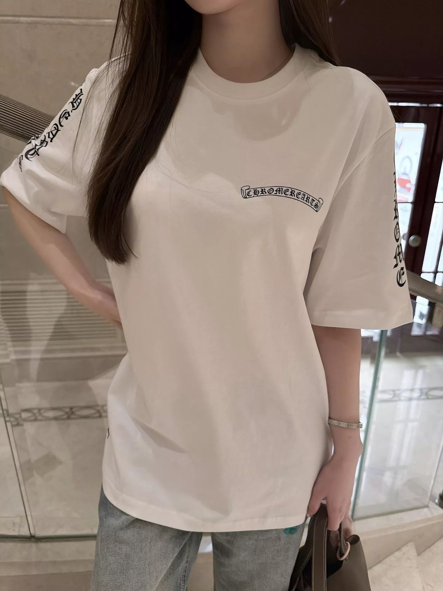 크롬하츠 텅 프린팅 반팔 상의 상세 이미지 14