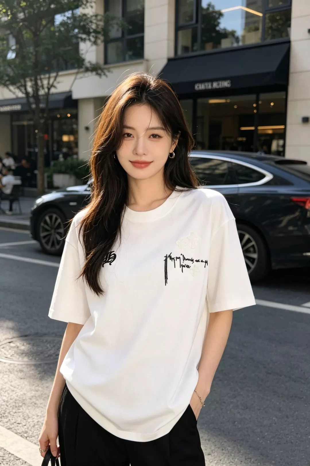 크롬하츠 백 패치 포인트 반팔 상의 상세 이미지 14