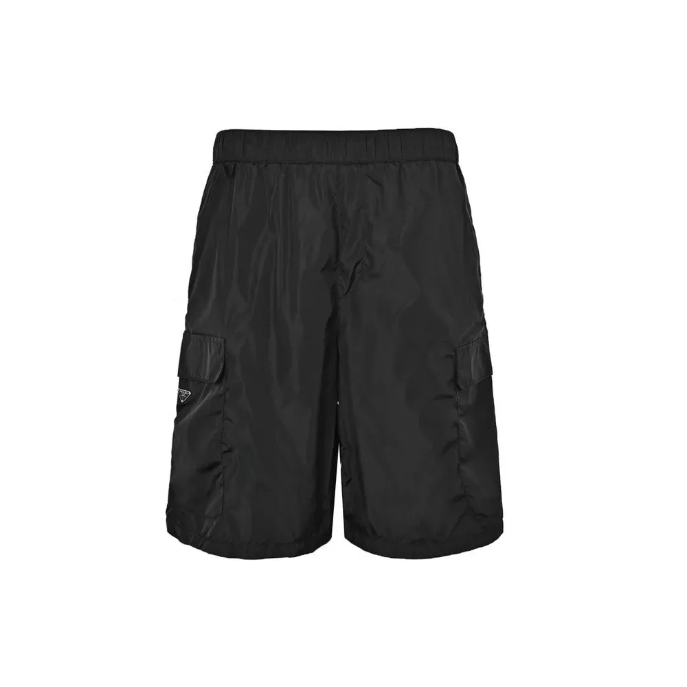 프라다 삼각 로고 나일론 카고 쇼츠