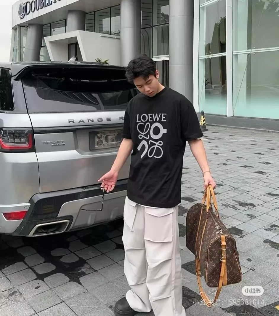 로에베 온 협업 로고 자수 반팔 탑 상세 이미지 12