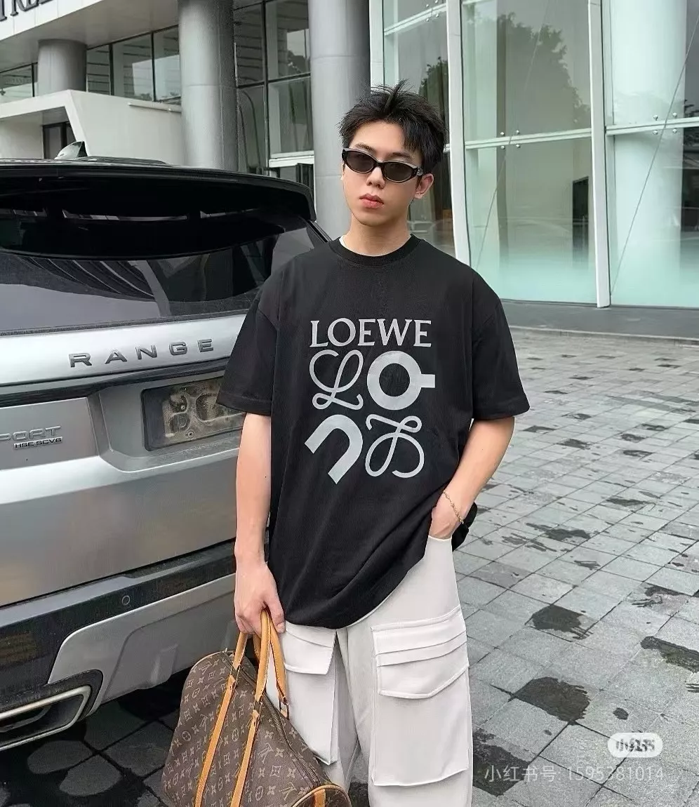 로에베 온 협업 로고 자수 반팔 탑 상세 이미지 11