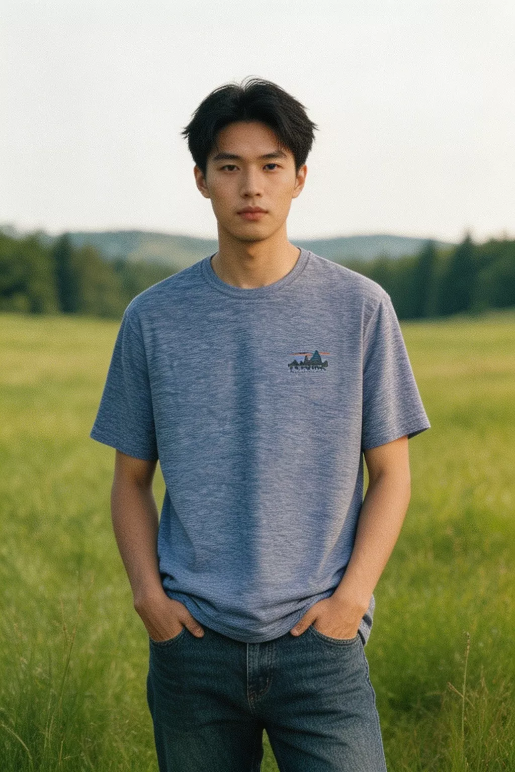 파타고니아 산봉우리 그래픽 반팔 상의 상세 이미지 12