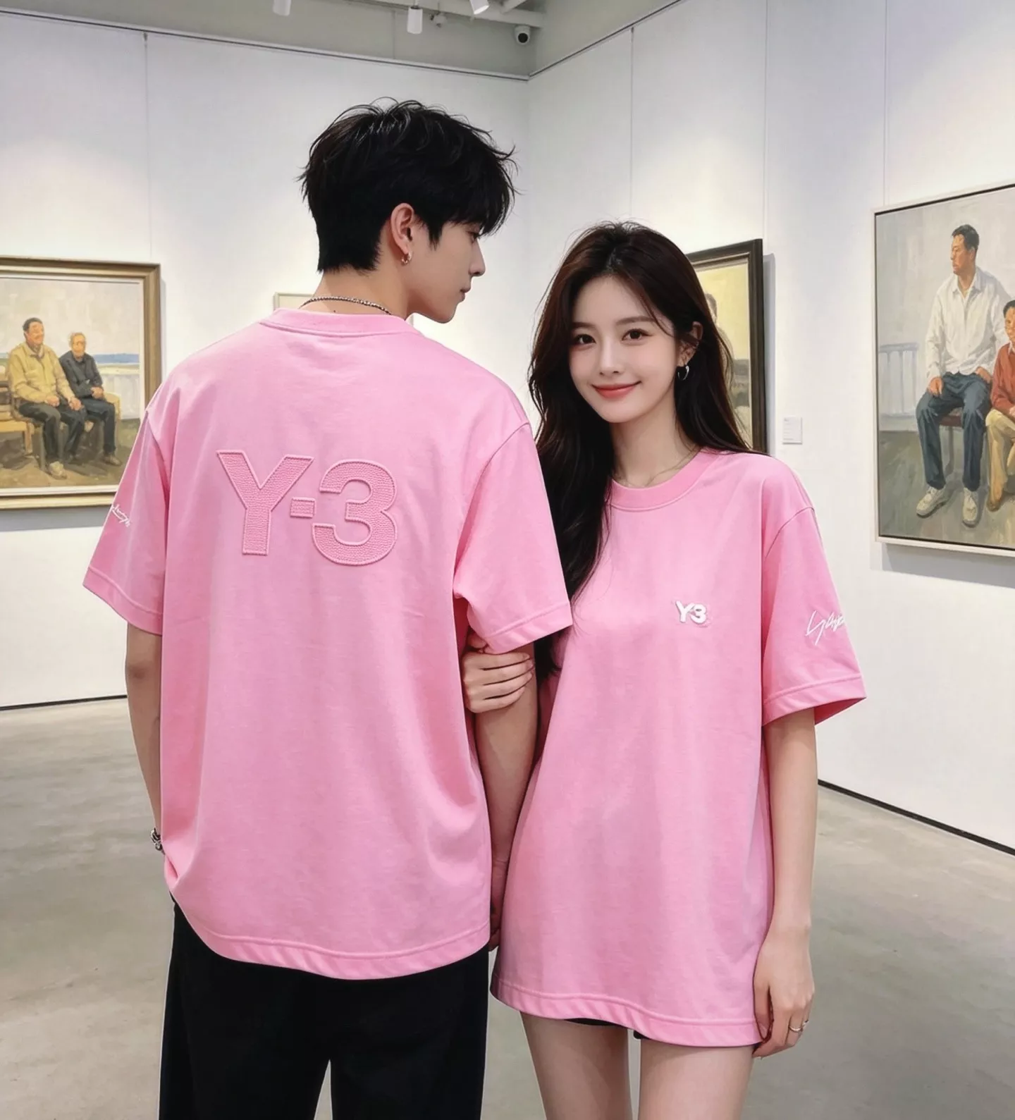 와이쓰리 로고 자수 코튼 반팔 상의 상세 이미지 17