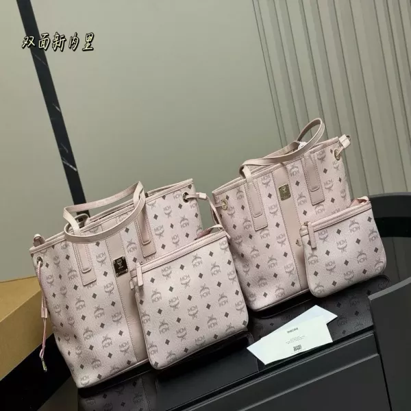 엠씨엠 양면 쇼핑백 스타일 가방