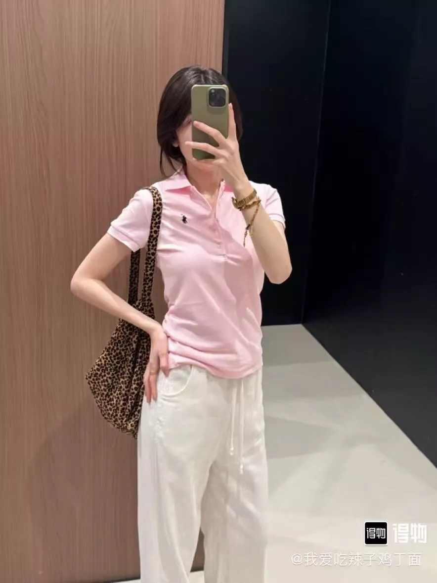 랄프로렌 여성 실루엣 오버핏 폴로 상의 상세 이미지 19