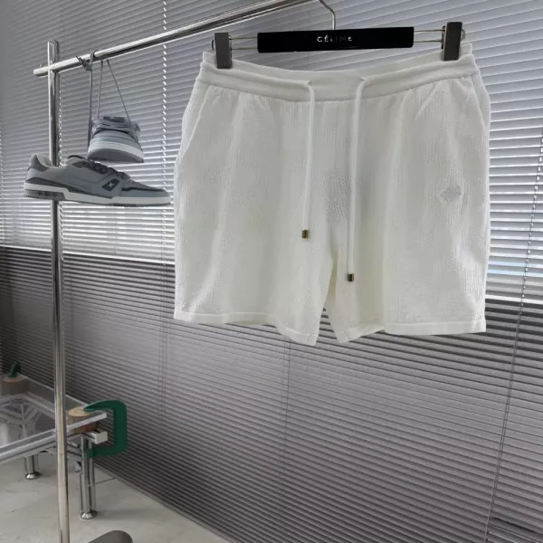 루이비통 체크 패턴 허리 스트링 쇼츠