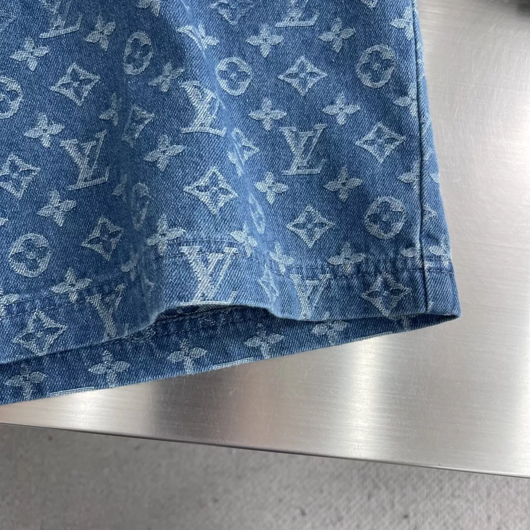 루이비통 모노그램 워시드 데님 하프 팬츠 상세 이미지 8