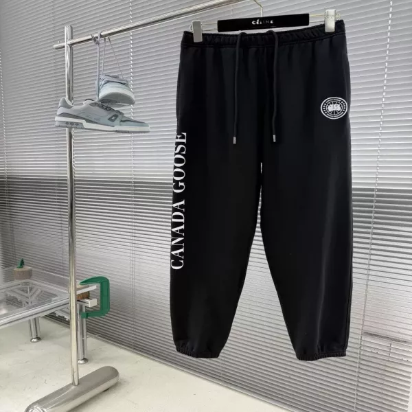캐나다구스 레터링 프린트 조거 팬츠
