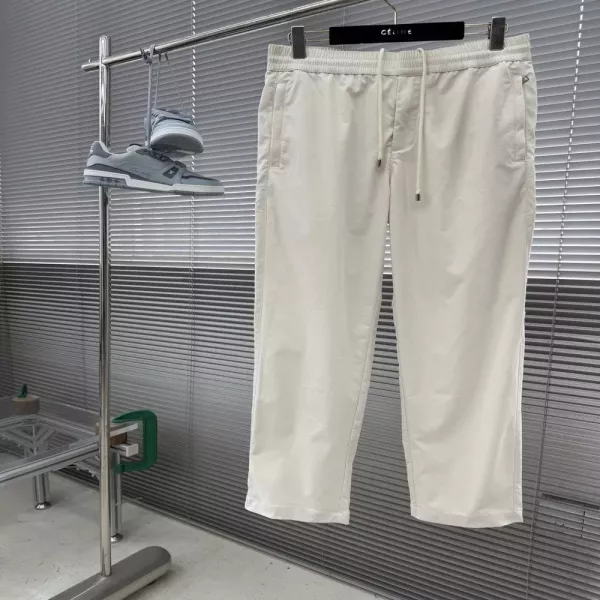 보테가베네타 아웃도어 무드의 스트레이트 밴딩 팬츠