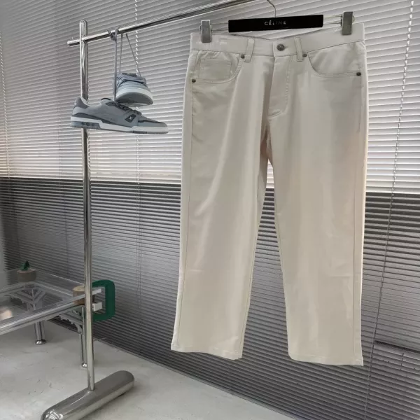 제냐 워싱 디테일 남성 감성 팬츠