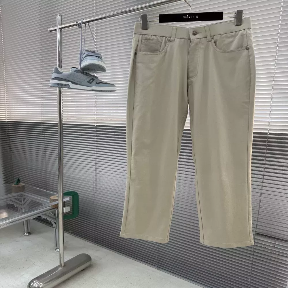 제냐 남성 감성의 워싱 데님 팬츠