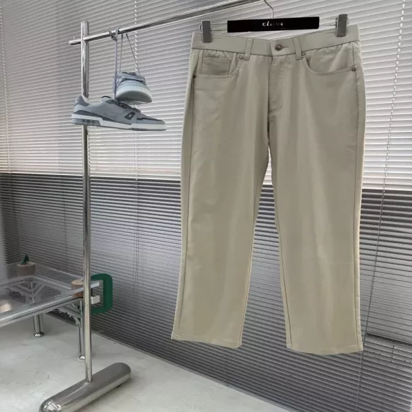 제냐 남성 감성의 워싱 데님 팬츠