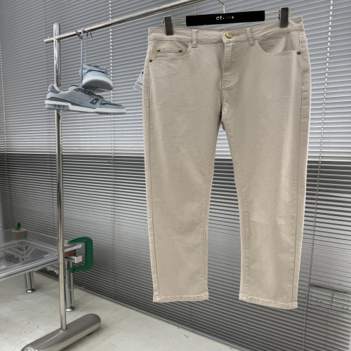 몽클레어 워싱 일자 데님 팬츠